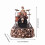 Réveil avec haut-parleur à percussions, éclairage LED numérique, squelette, décoration intérieure, crâne, intensité variable, cadeau d' 5