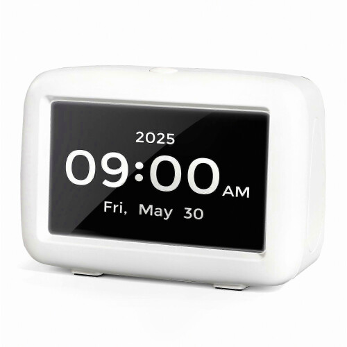 Voice-Activated Clock with High Volume and Medication Alerts for Seniors with Vision or Memory Challenges 1