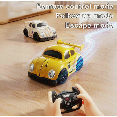 Remote Control Beetle Car Toy with Smart Sensor, Sound & Light for Kids 1