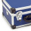 WOLF Wolf 320mm Aluminium Storage Case, Blue, Lockable Clasps, Foam Lined, Shoulder Strap 5