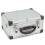 WOLF Wolf 320mm Aluminium Storage Case, Silver, Lockable Clasps, Foam Lined, Shoulder Strap 3