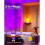 Lampe de douche/salle de bain LED étanche 16 couleurs, rechargeable, avec télécommande et commande tactile 2