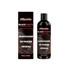 (100g) Hikmarion car black parts renovation paste, car interior and exterior gloss renewal, maintenance, polishing and maintenance