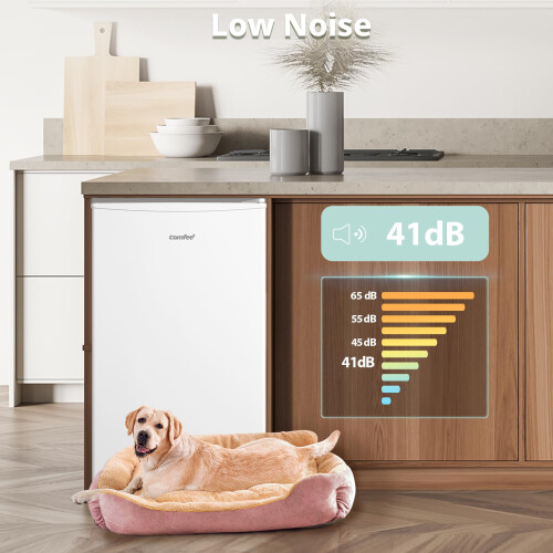 COMFEE' 60L Under Counter Freezer, 4-Star Freezing, RCU60WH2(E) 2