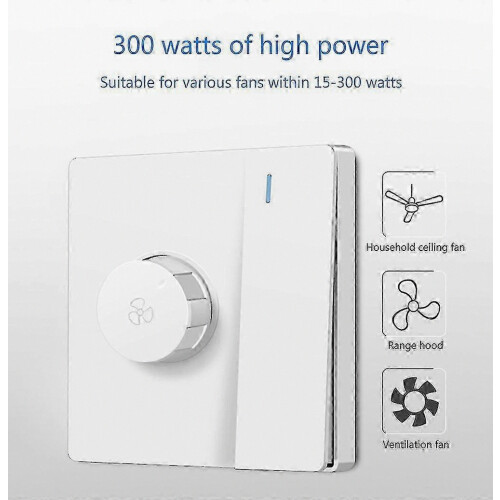220v Universal Ceiling Fan Speed Controller with Switch for Various Fan Brands, Adjustable Speed Control System 2