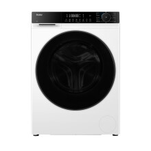 Haier X Series 5 Washer Dryer, 10+6kg, White & Black, A-20%, 1400 RPM