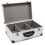 WOLF Wolf 60 CD Aluminium Storage Case, Lockable Clasps, Carry Handle, Removable Lid, 2 Keys 1