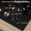 Karinear 2 Ring Ceramic Hob 30CM Plug in Ceramic Hob 13Amp 3