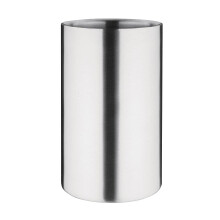 Olympia Brushed Stainless Steel Double Wall Wine Cooler, 200x120mm