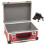 WOLF Wolf 320mm Aluminium Storage Case, Red, Lockable Clasps, Foam Lined, Shoulder Strap 1