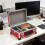WOLF Wolf 320mm Aluminium Storage Case, Red, Lockable Clasps, Foam Lined, Shoulder Strap 2