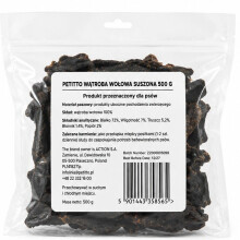 PETITTO Dried beef liver Mono - dog treat - 500g