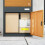 SoBuy Cassetta Postale Pacchi Esterno Antracite 10