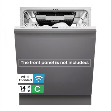 COMFEE' Fully Integrated Dishwasher, 14 Place Settings, Wi-Fi, Built-In