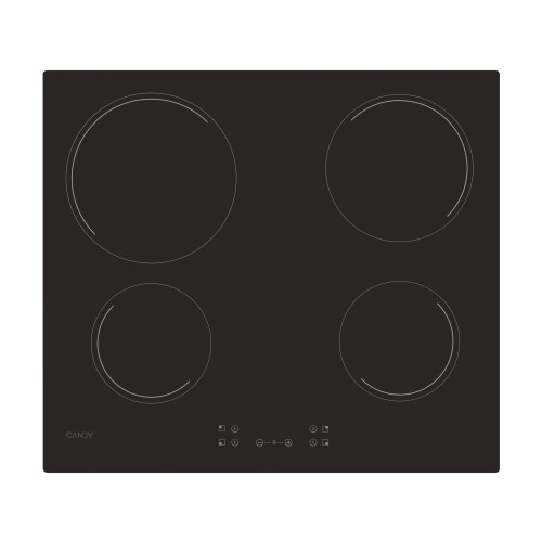 Candy Candy Vetroceramic Hob 60cm, 4 Zones, Black
