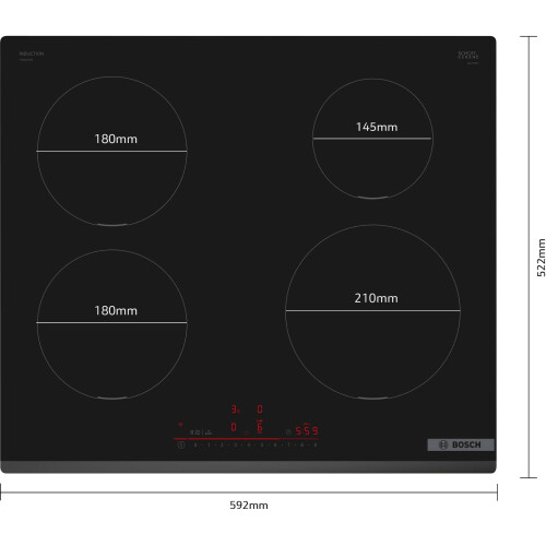 Bosch Bosch PIE631HB1E Series 6 - Induction Hob, DirectSelect 1