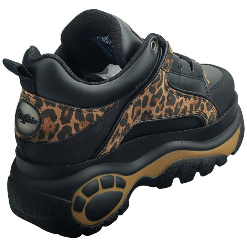 Buffalo (41) Buffalo Womens Platform Boots Leopard Black 1339-14 VEGAN 1