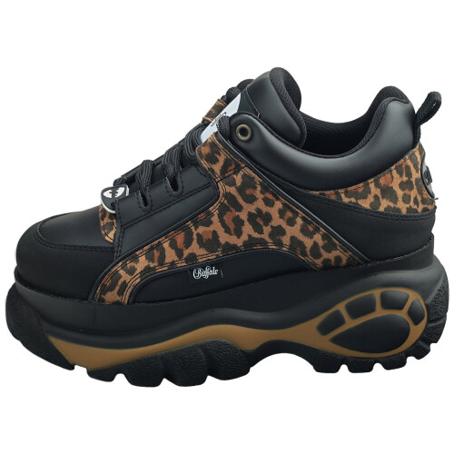 Buffalo (41) Buffalo Womens Platform Boots Leopard Black 1339-14 VEGAN 2