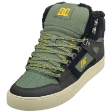 (8.5) DC Shoes Pure High-top Wc Winter Mens Trainers in Olive Brown