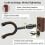 Guitar Wall Mount, Nitro-Safe Soft Padded Hook Easy Install Guitar Hangers 3