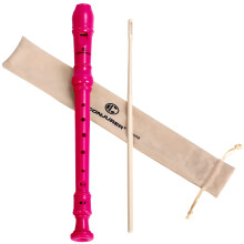 CONJURER Soprano Recorder Instrument for Kids&Student - German Fingering 8 Hole Flute Recorder ABS Descant Recorders for Beginners with Cleaning Rod
