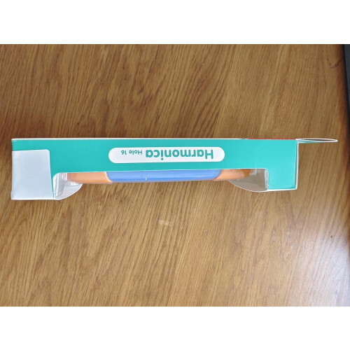 Harmonica | 16 Hole Musical Instrument for Early Education(Blue) 2