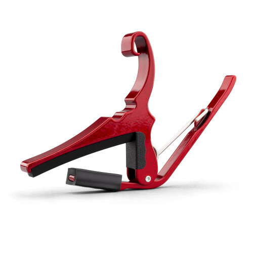 Kyser Quick-Change Capo for 6-string acoustic guitars, Ruby Red, KG6R 1