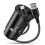 Car charger 2 X USB 12W black + cable USB-C 1m 1