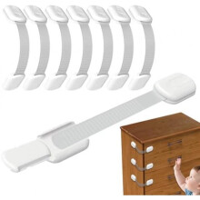 Child Safety Locks | Child Proof Cabinet Drawer Latches for Kitchen Fridge Freezer Oven Toilet Dresser Drawer