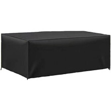 (250x150x80) JPudinor Outdoor Furniture Cover 140x90x75cm Waterproof UV Resistant 420D Oxford Black
