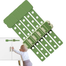 5 Pack Child Safety Locks for Cabinets and Drawers, Animal Design, Adjustable Length, Baby Proofing Locks for Fridge, Oven, Freezer, Furniture