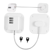 DECOMELODY 2 Pack Child Safety Refrigerator Lock Combination Cabinet Door Lock for Home Office