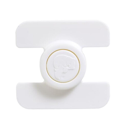 Kitchen Safety Lock - Self-Adhesive Child Refrigerator Lock No-Tool Baby Proof Adjustable Drawer Lock White 6 Pack