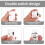 3 Pack Window Security Lock No Drill Child Safety Lock Adjustable Pet Proof Window Restrictor for Doors Cabinets Drawers Refrigerator, White 6