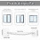 3 Pack Window Security Lock No Drill Child Safety Lock Adjustable Pet Proof Window Restrictor for Doors Cabinets Drawers Refrigerator, White 2