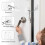 3 Pack Window Security Lock No Drill Child Safety Lock Adjustable Pet Proof Window Restrictor for Doors Cabinets Drawers Refrigerator, White 3