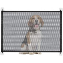 Pet Safety Gate - Foldable No Drilling Dog Gate - White - for Indoor Patio Garage