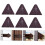 LOORGVEL 6 Pack Window Security Lock ABS Child Safety Locks for Windows and Sliding Doors, Fits Vertical and Horizontal Windows 9