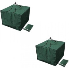 Qsvbeeqj Outdoor Cushion Storage Bag Large Capacity Waterproof Patio Furniture Pillow Organizer with Handle Grey