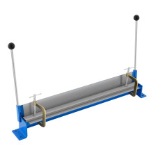 Manual Sheet Metal Bender 760mm Metal Bender for 0-90 Bending Angle Max Bending Thickness 1.2mm Metal Folding Brake for Workshop Home Use Q235 Steel