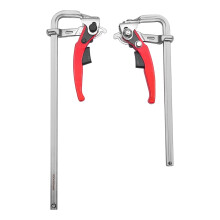 Welding Clamps Kit 1*F-Clamps Alloy Steel Woodworking Rail Clamps Max 180KG Force Quick Release Ccrew Clamp for Welding, Woodworking, Metal Working, D