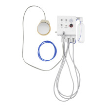 Wall Hanging Portable Turbine, Portable 4 Holes Hanging Turbine, Supply Unit with Air Compressor and Turbin, 0.1Mpa~0.25Mpa 600ml, for Hospital, Clini