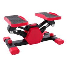 Portable Pedal Exerciser LCD Monitor 330.69lbs Load Capacity, Multifunctional Leg Arm Full Body Workout Machine with Pull Ropes, Quiet Operation V-Sha