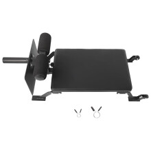 Curl Workout Bench, Adjustable Nordic Wave Bench, Home Gym Hamstring Curl Machine & Glute Bench, Heavy Duty Curl Workout Bench with Transport Wheels,