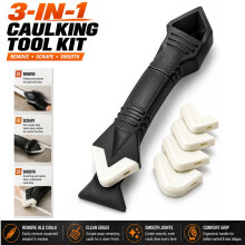 3 in 1 Silicone Sealant Remover Tool Kit Set Scraper Caulking Mould Removal