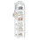 Wooden Shoes Organizer for Small Space, White,7-Tier 2