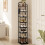 Vertical Shoe Rack for Small Spaces, Black 1