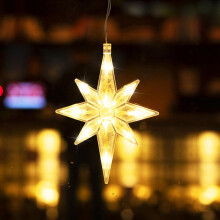 (North Star) Novelty Christmas Window Decoration Hanging Lights