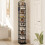 Vertical Shoe Rack for Small Spaces, Black 2