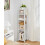 Wooden Shoes Organizer for Small Space, White,7-Tier 1